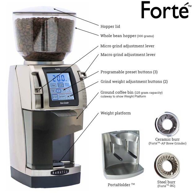 Baratza Forte AP and BG User Manual